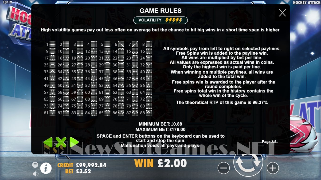 Hockey Attack Slot Slot Image in Demo - pic. 4