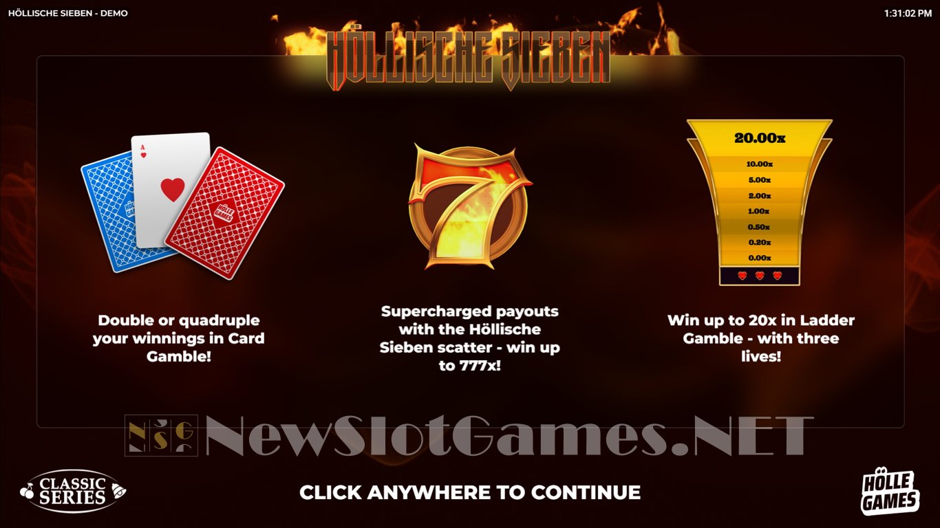 Höllische Sieben Slot Demo Image