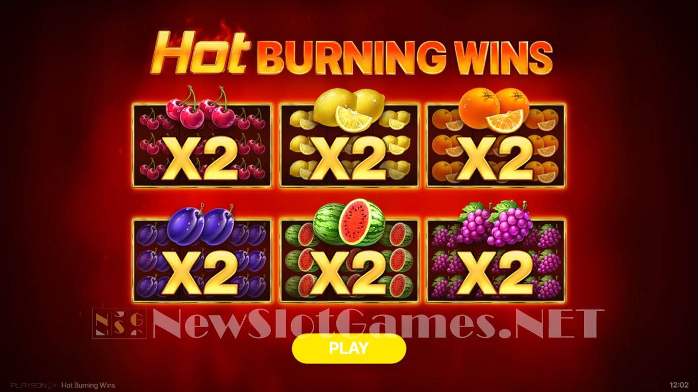 Hot Burning Wins Slot Demo Image