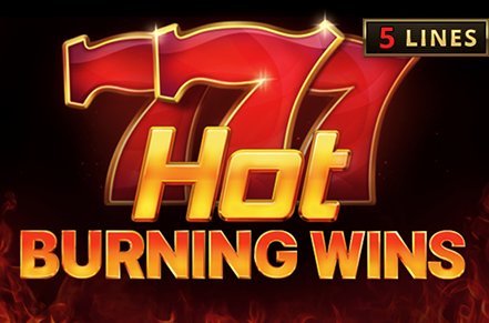 Hot Burning Wins Slot Logo