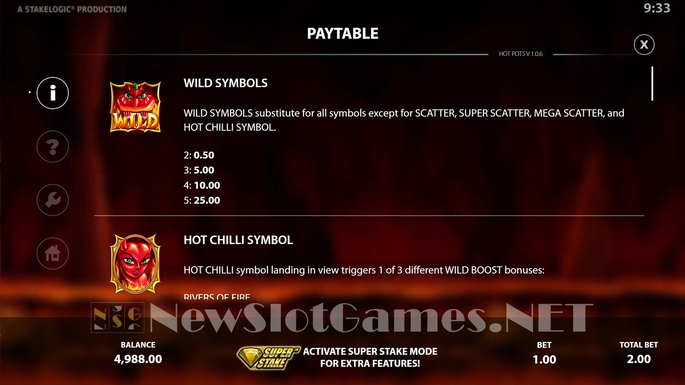 Hot Pots Slot Slot Image in Demo - pic. 6