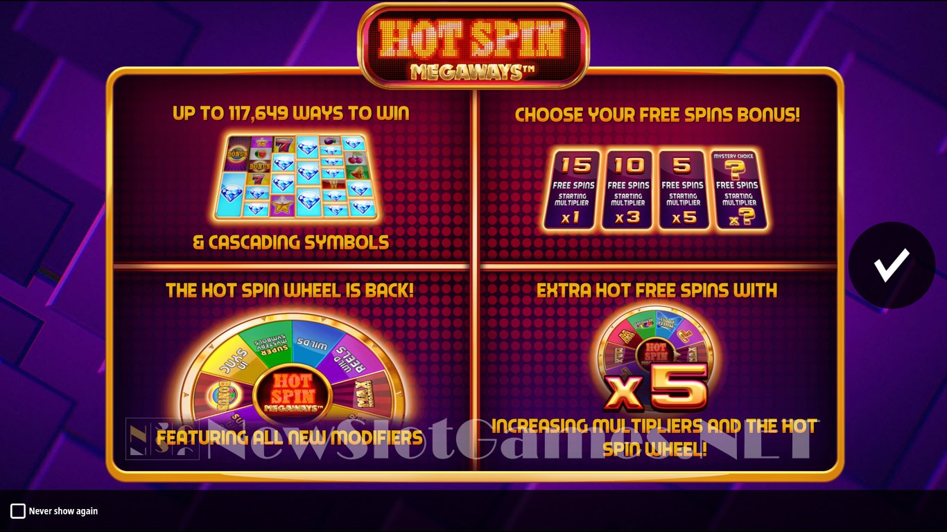 Hot Spin Megaways Slot Demo Image