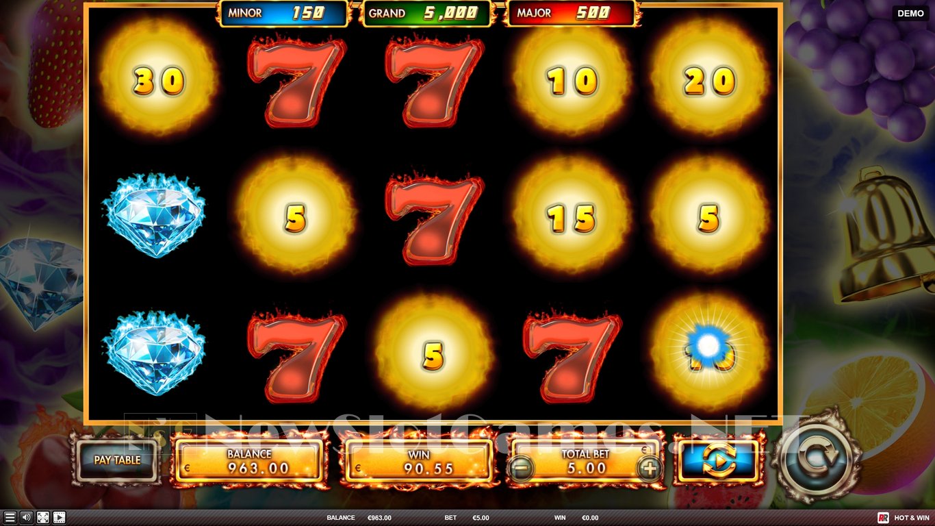 Hot and Win Slot Slot Image in Demo - pic. 11
