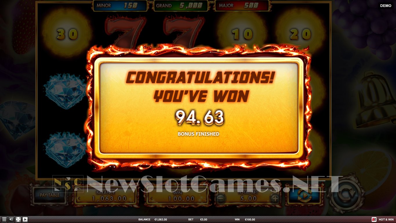Hot and Win Slot Slot Image in Demo - pic. 12