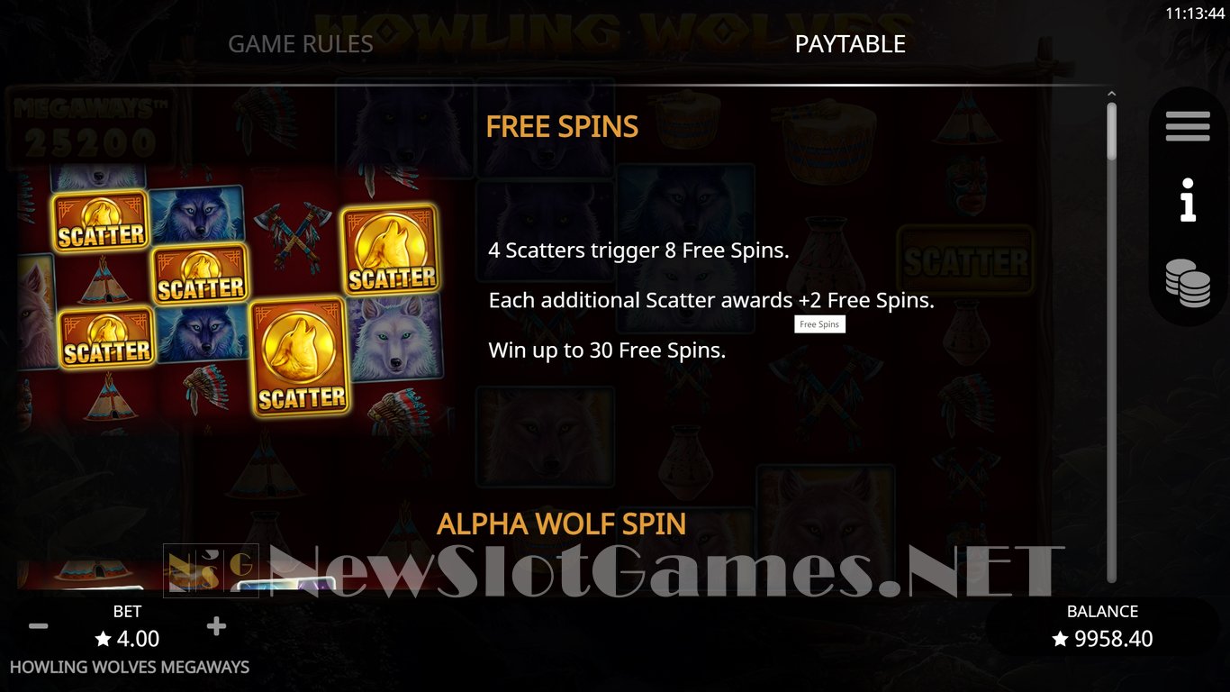 Howling Wolves Megaways Slot Slot Image in Demo - pic. 7