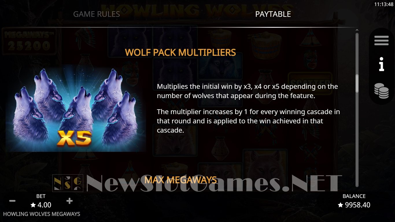 Howling Wolves Megaways Slot Slot Image in Demo - pic. 8