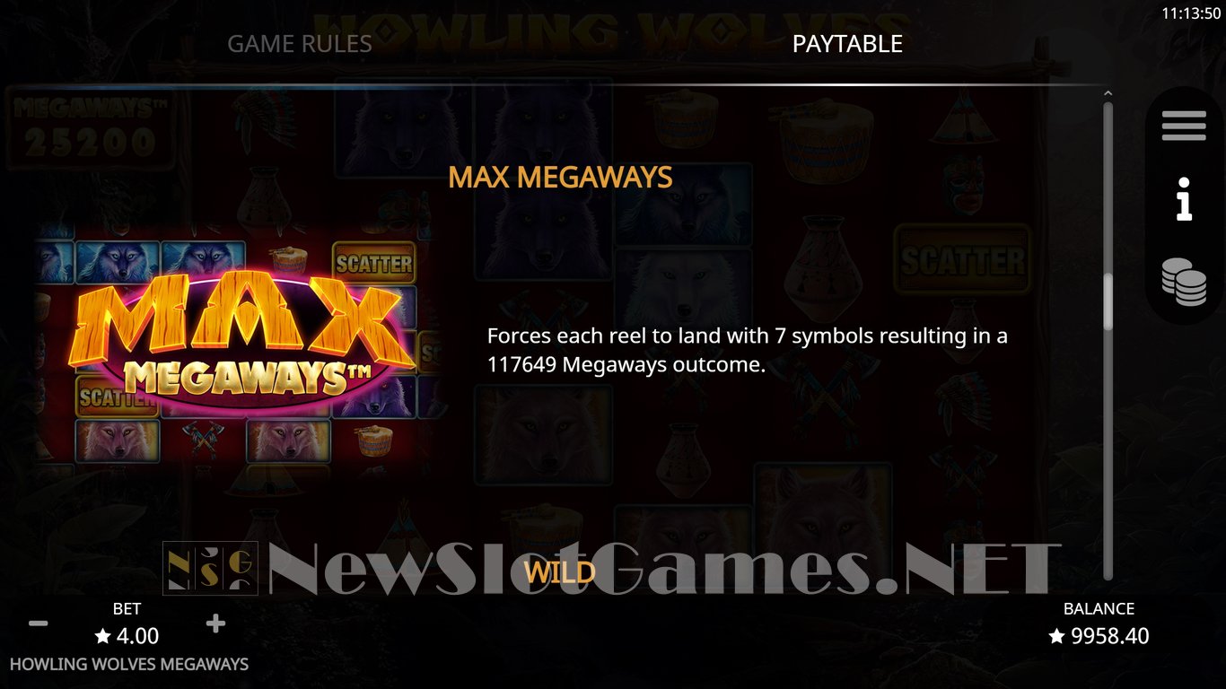 Howling Wolves Megaways Slot Slot Image in Demo - pic. 9