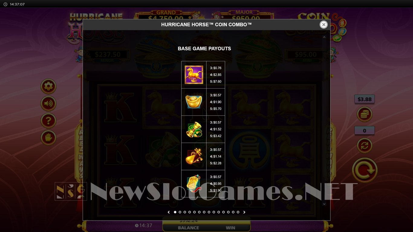 Hurricane Horse Coin Combo Slot Slot Image in Demo - pic. 4