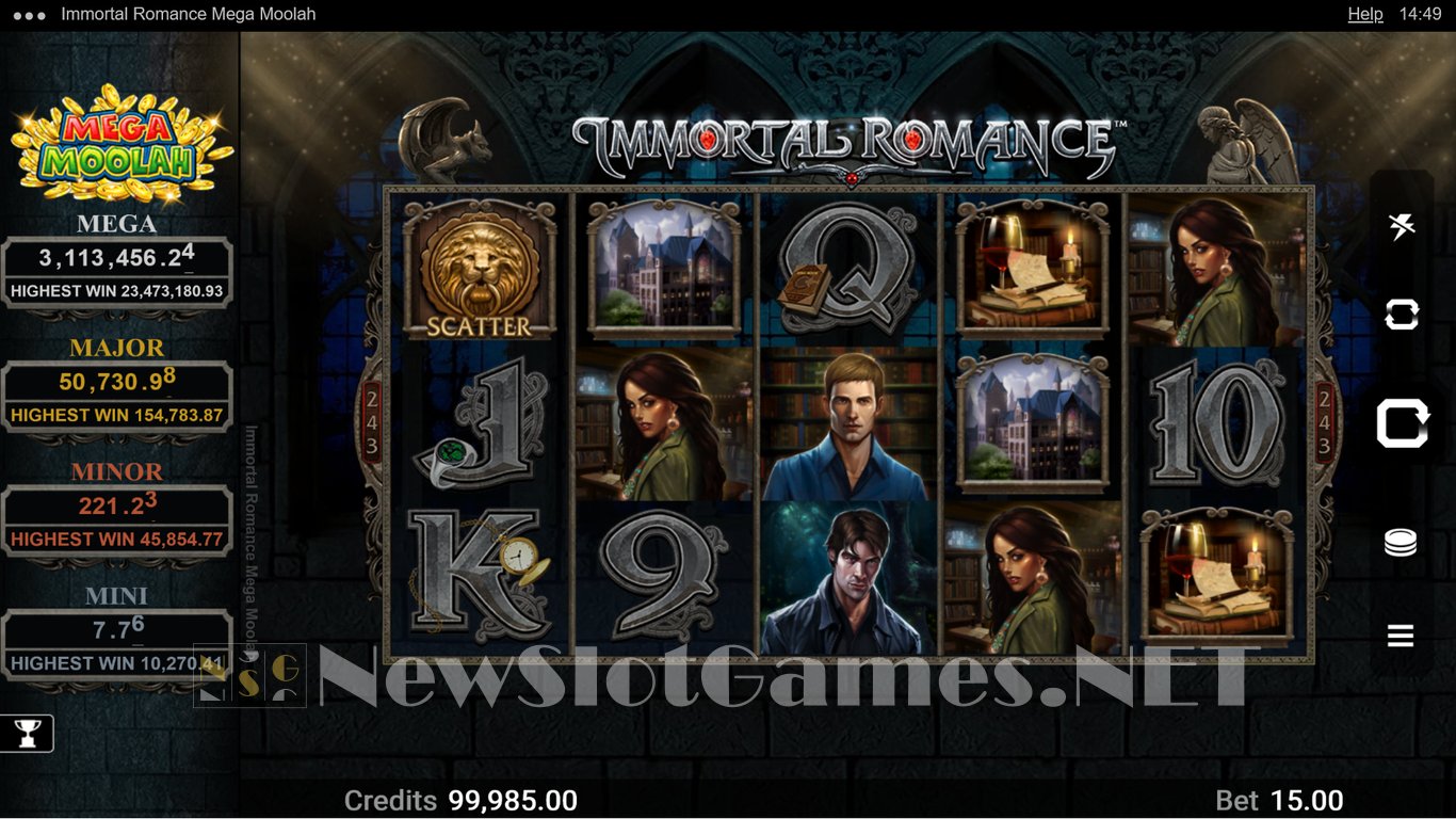 Immortal Romance Mega Moolah Slot Slot Image in Demo - pic. 2