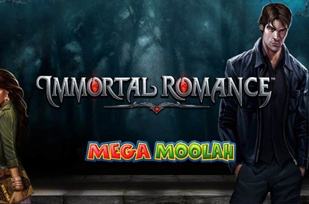 Immortal Romance Mega Moolah Slot Logo