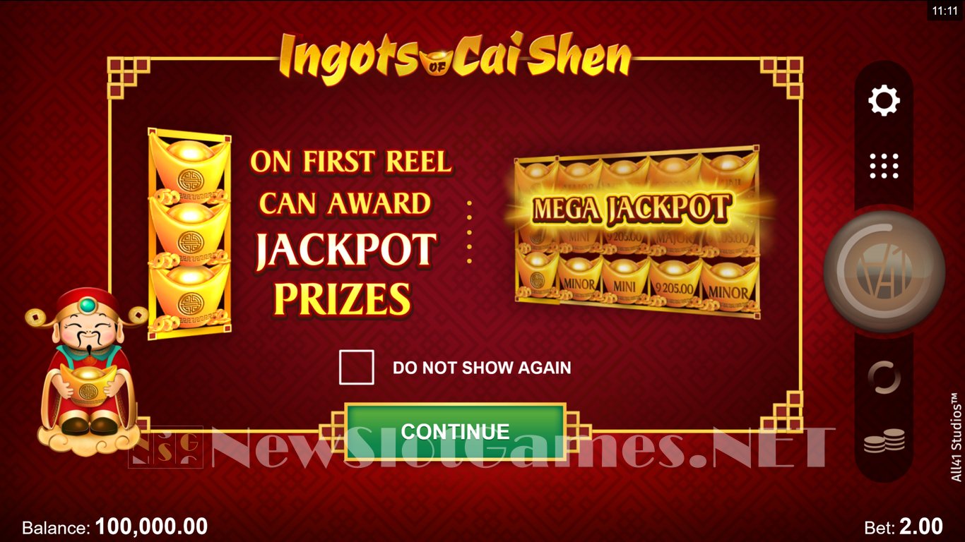 Ingots of Cai Shen Slot Demo Image