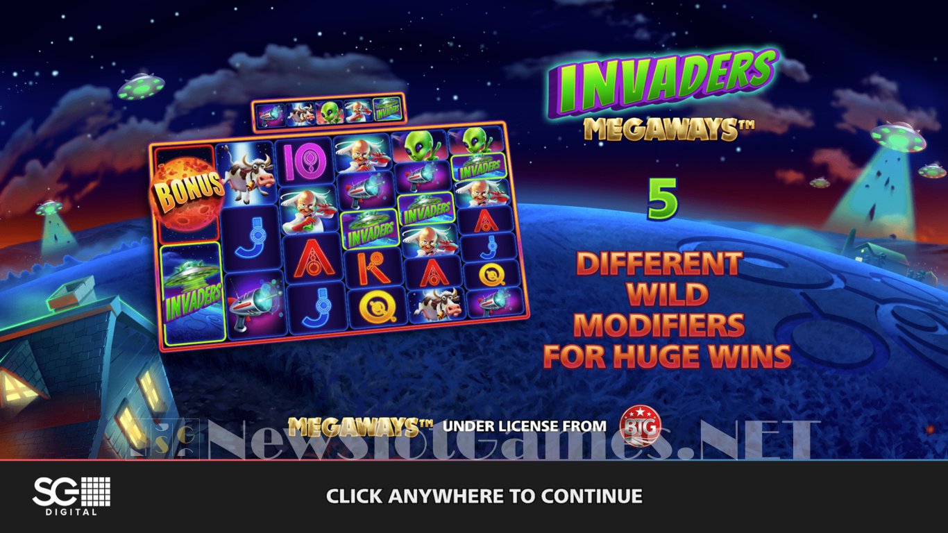 Invaders Megaways Slot Demo Image