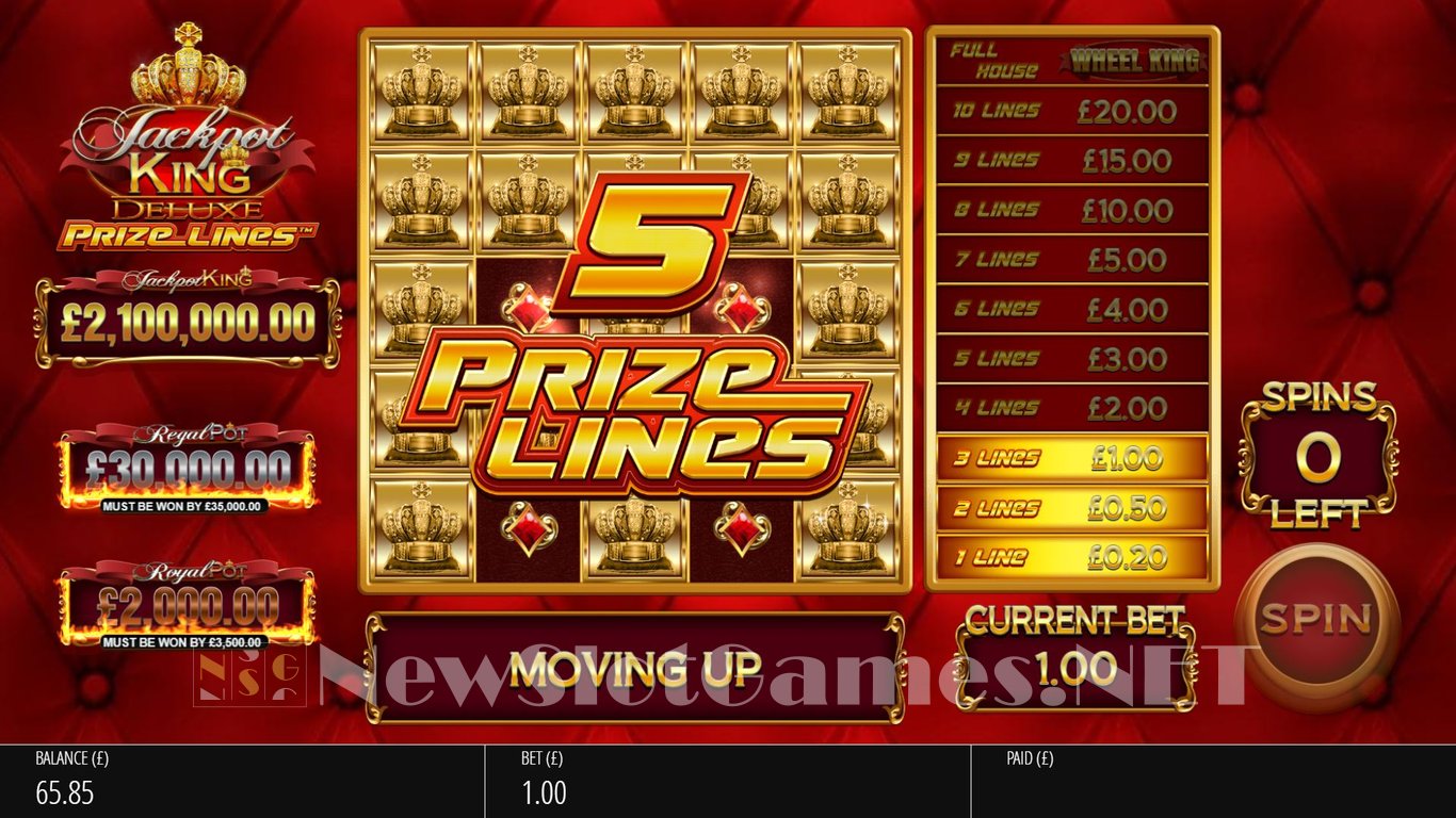 Jackpot King Prize Lines Slot Demo Image