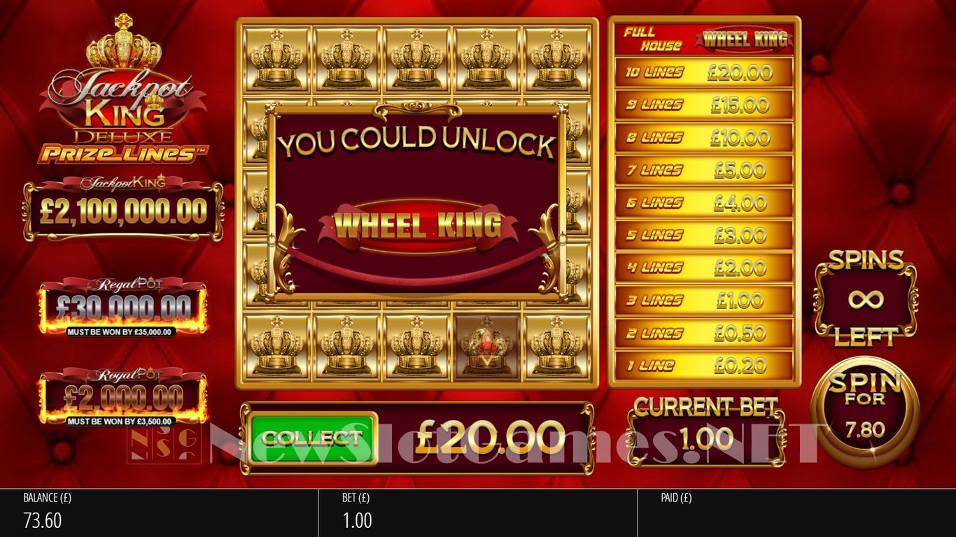 Jackpot King Prize Lines Slot Slot Image in Demo - pic. 2