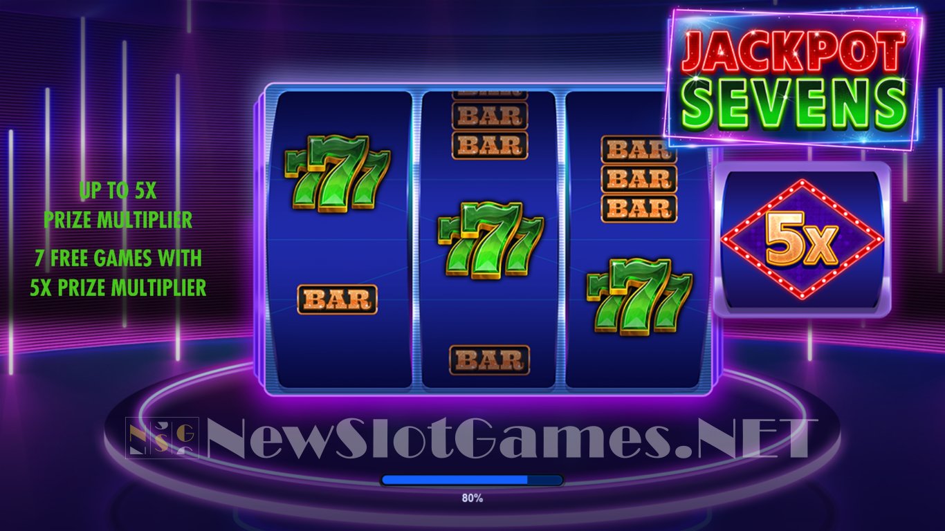 Jackpots Sevens Slot Demo Image