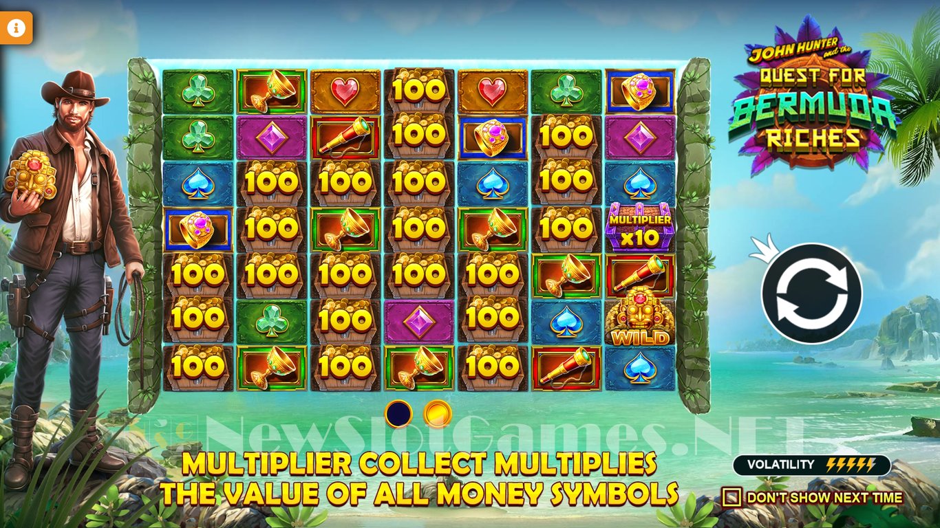 John Hunter and the Quest for Bermuda Riches Slot Demo Image