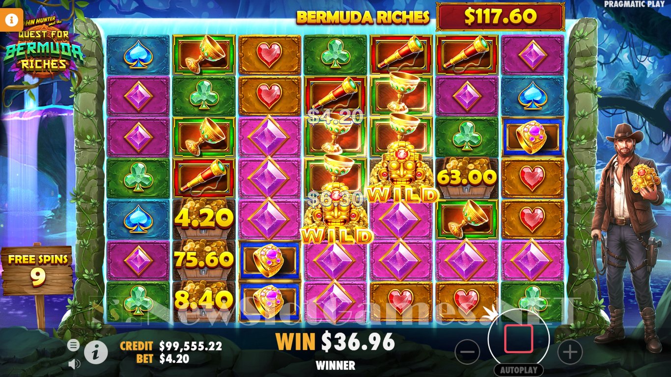 John Hunter and the Quest for Bermuda Riches Slot Slot Image in Demo - pic. 13