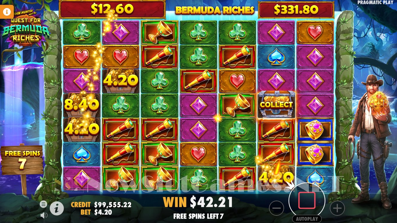 John Hunter and the Quest for Bermuda Riches Slot Slot Image in Demo - pic. 14