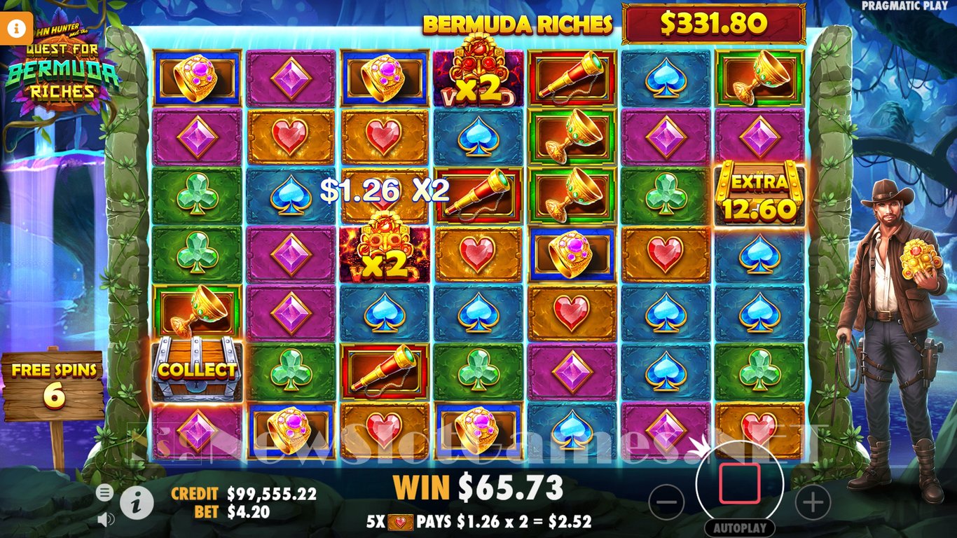 John Hunter and the Quest for Bermuda Riches Slot Slot Image in Demo - pic. 15