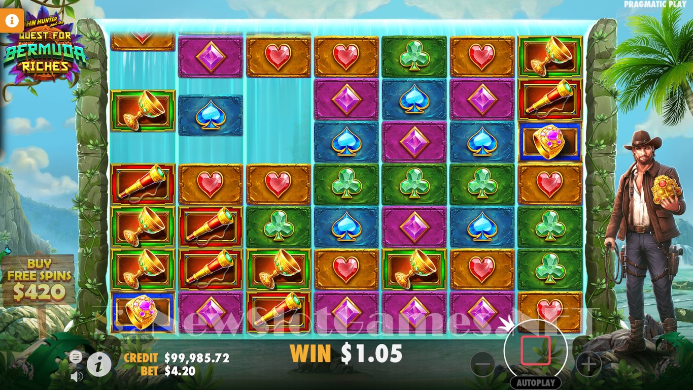 John Hunter and the Quest for Bermuda Riches Slot Slot Image in Demo - pic. 6