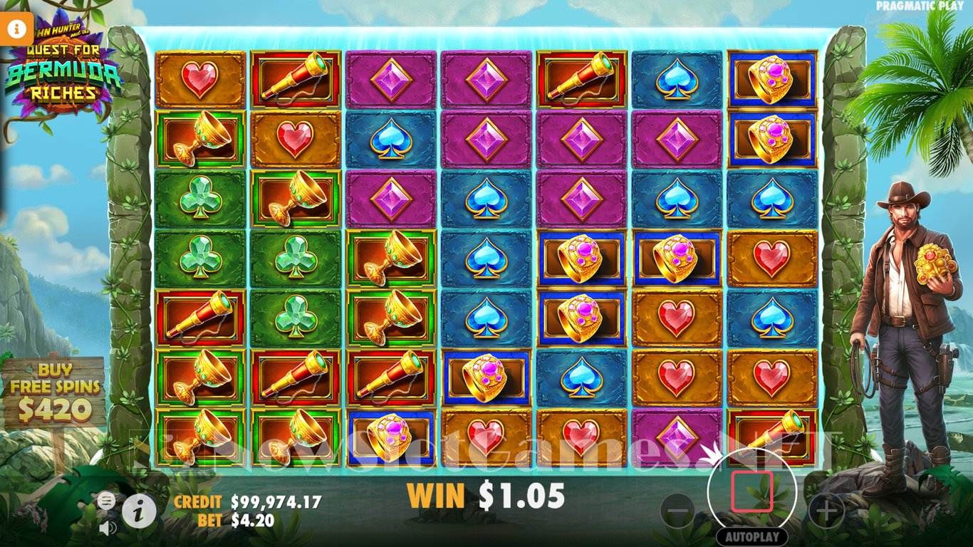 John Hunter and the Quest for Bermuda Riches Slot Slot Image in Demo - pic. 7