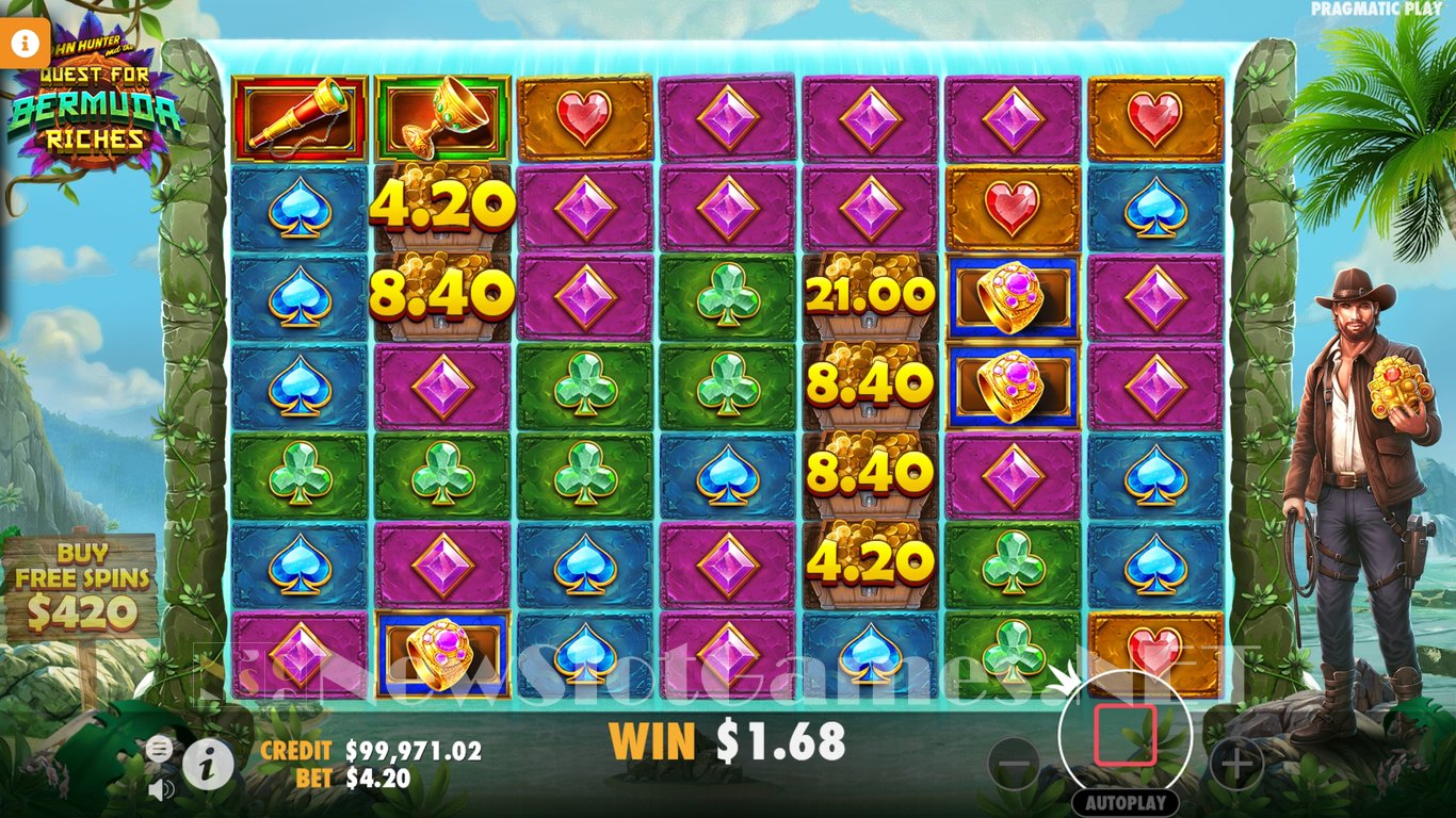 John Hunter and the Quest for Bermuda Riches Slot Slot Image in Demo - pic. 8