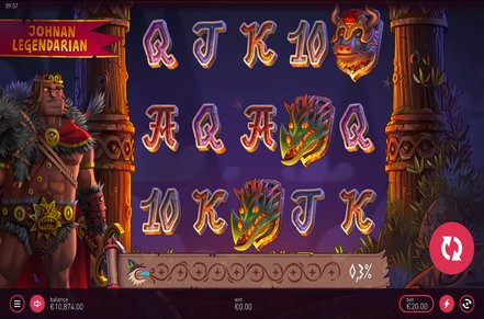 Johnan Legendarian Slot Logo