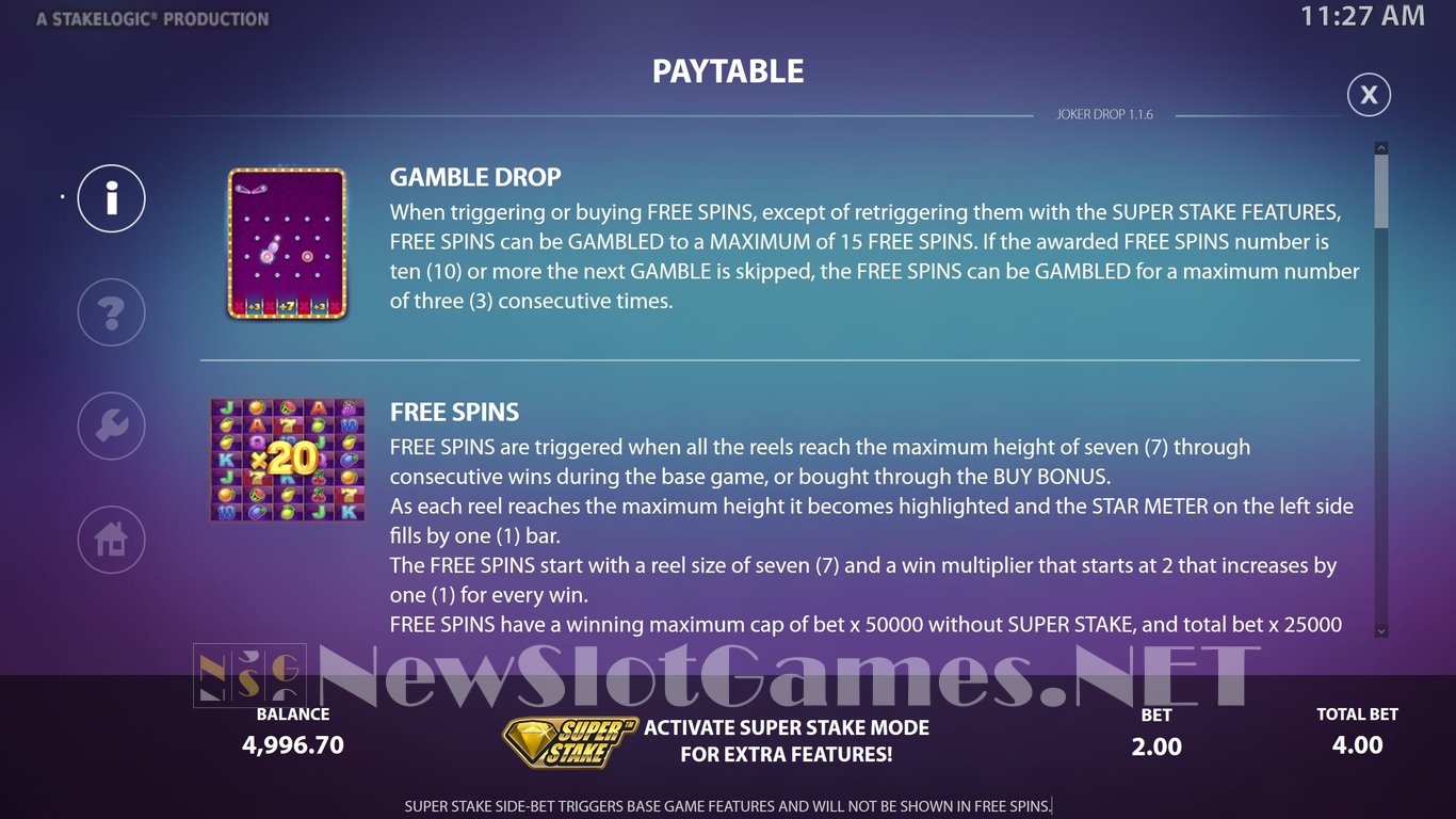 Joker Drop Slot Slot Image in Demo - pic. 6