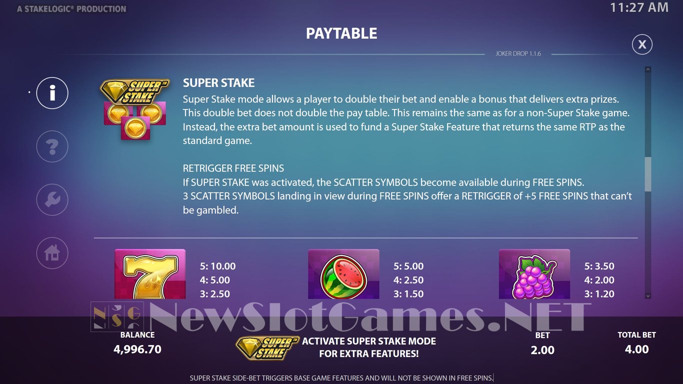 Joker Drop Slot Slot Image in Demo - pic. 8