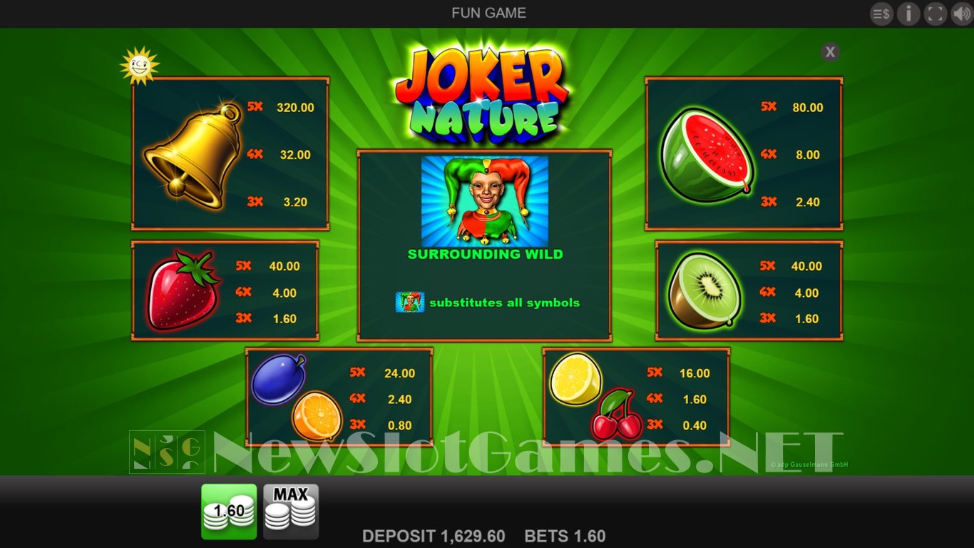 Joker Nature Slot Slot Image in Demo - pic. 11