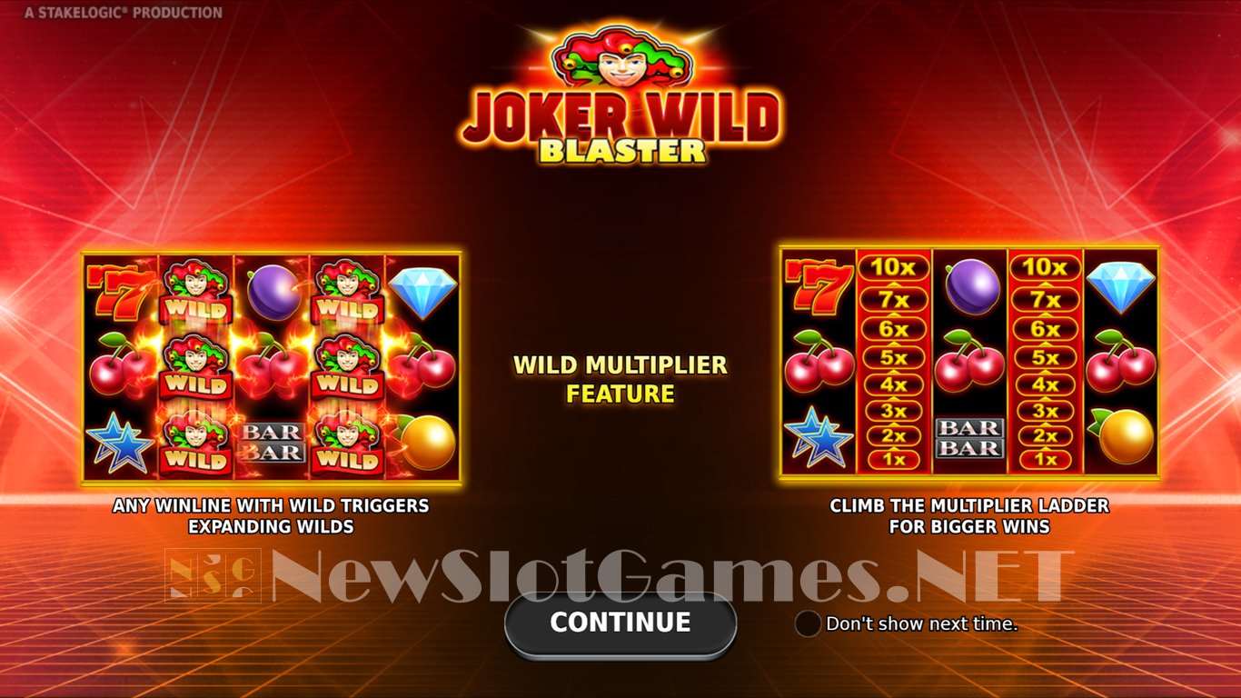 Joker Wild Blaster Slot Demo Image