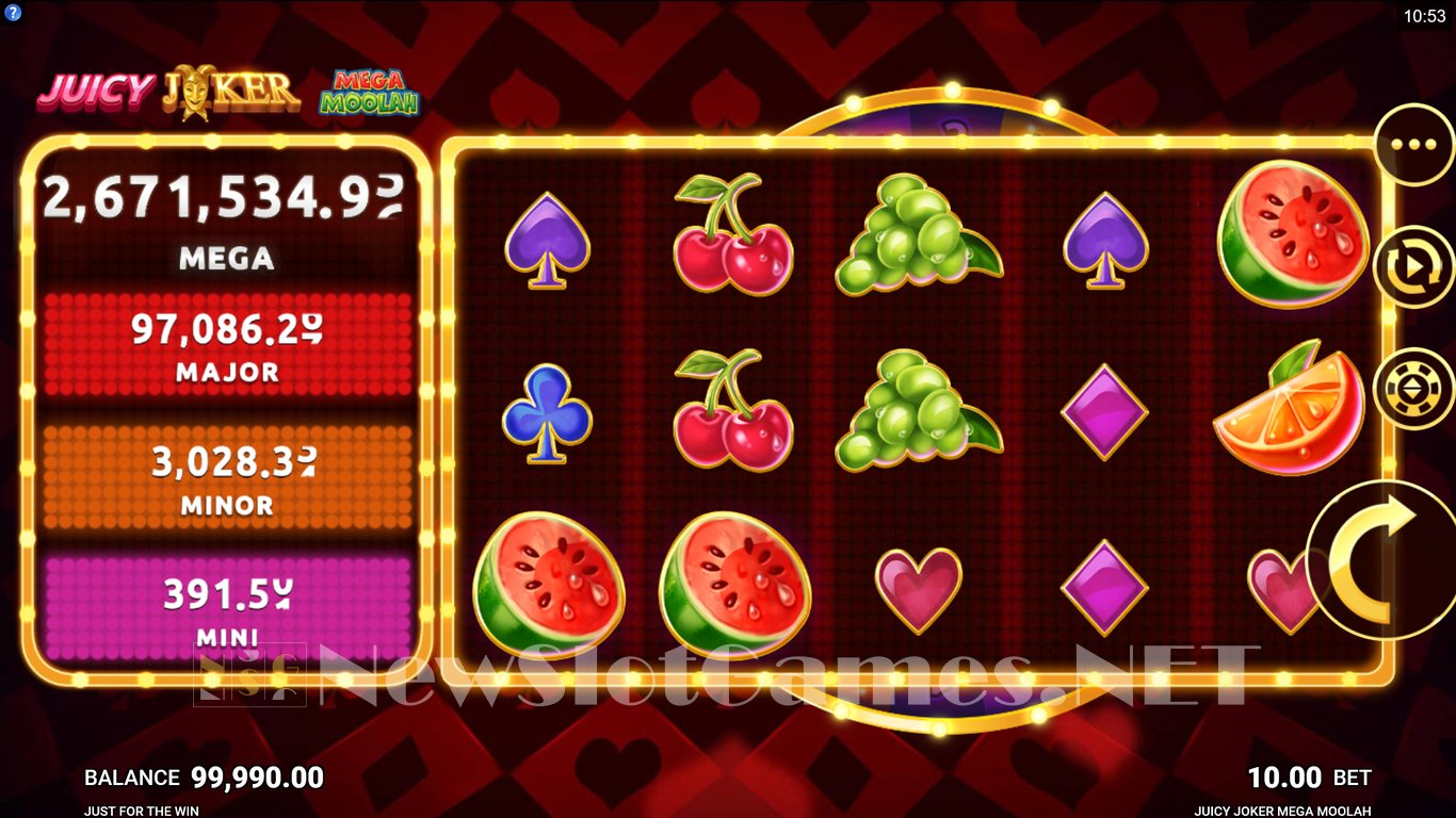 Juicy Joker Mega Moolah Slot Slot Image in Demo - pic. 2