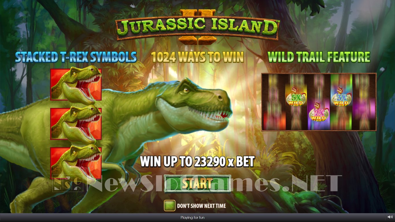 Jurassic Island 2 Slot Demo Image