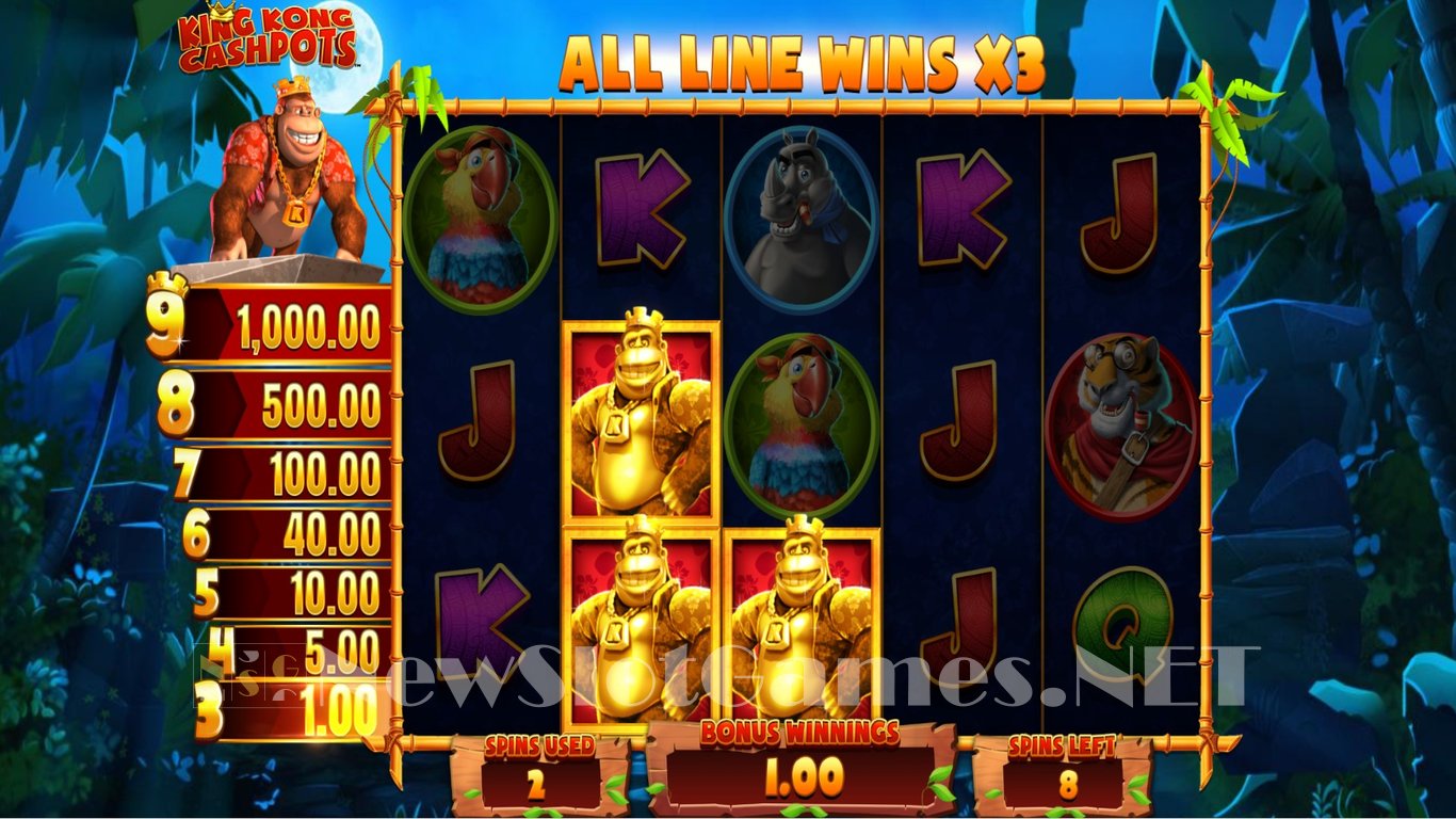 Kong 3 Even Bigger Bonus Slot Review & Demo by Blueprint Gaming - Play ...
