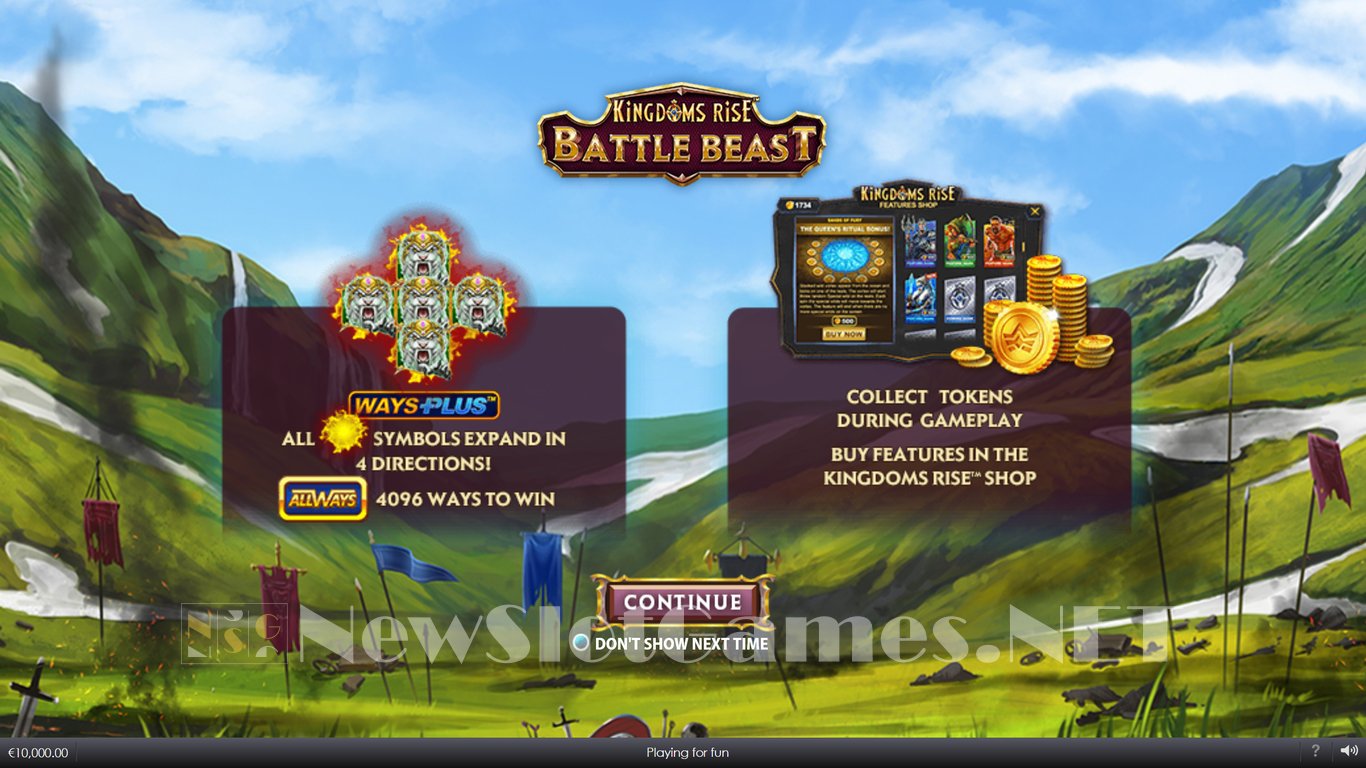 Kingdoms Rise Battle Beast Slot Demo Image