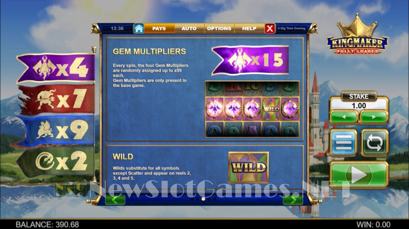 Kingmaker Fully Loaded Slot Slot Image in Demo - pic. 6