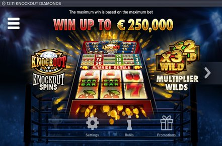 Knockout Diamonds Slot Icon