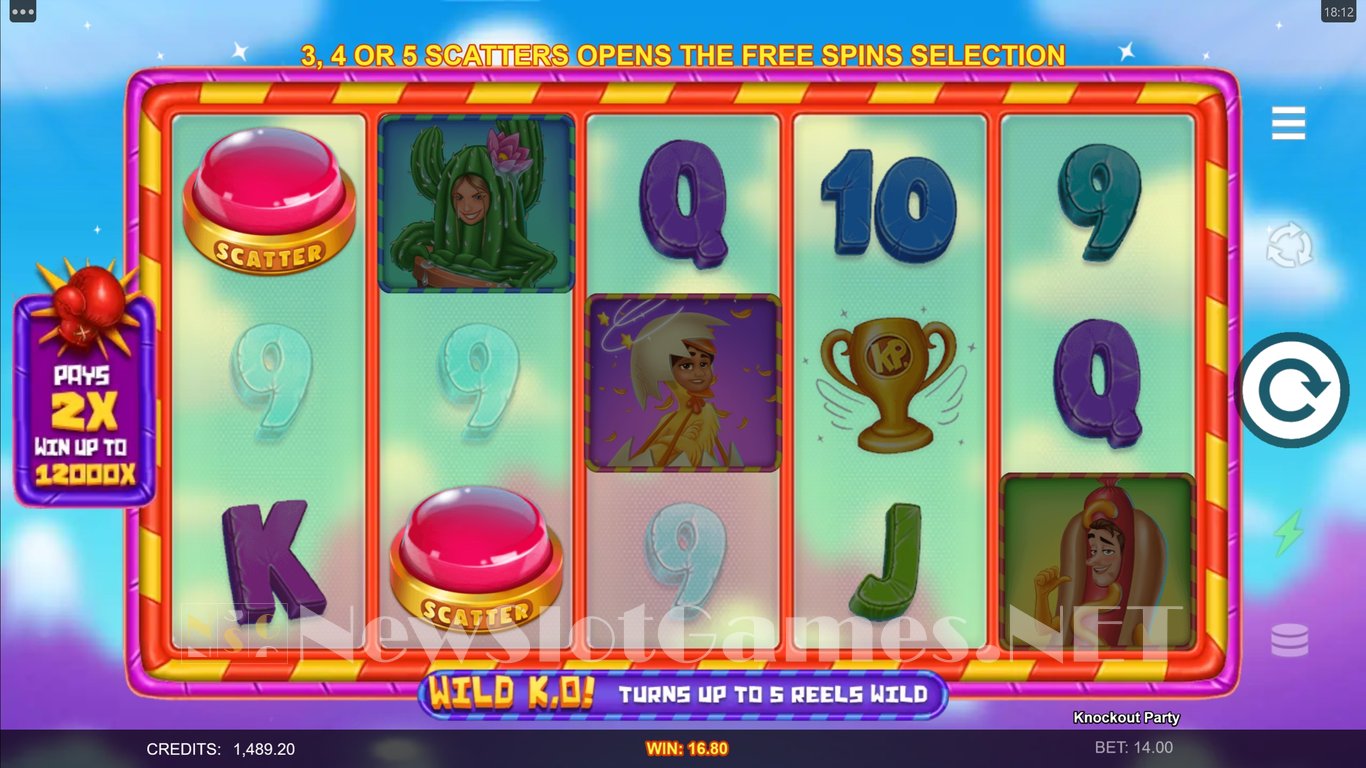 Knockout Party Slot Slot Image in Demo - pic. 9