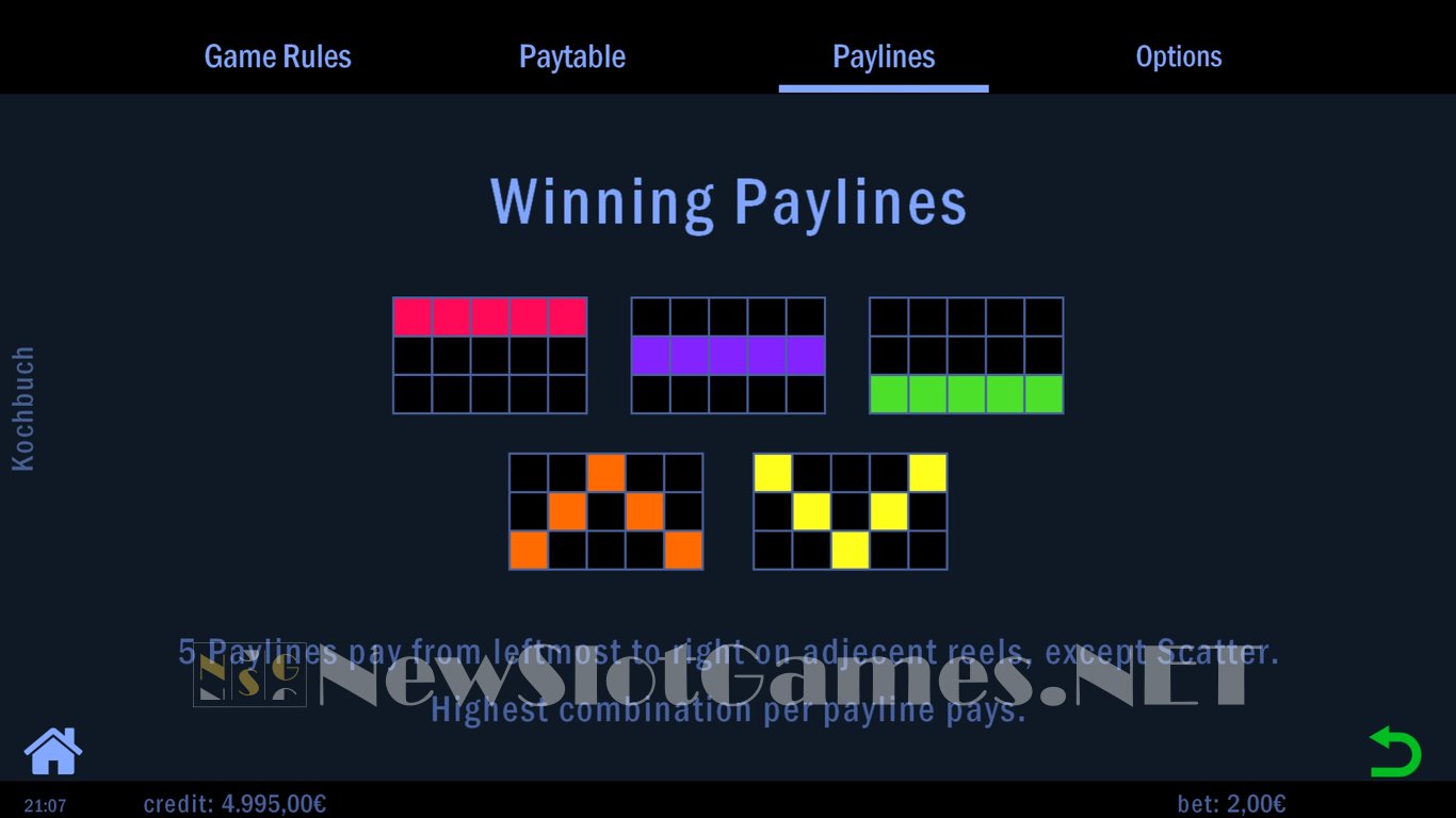 Kochbuch Slot Slot Image in Demo - pic. 6