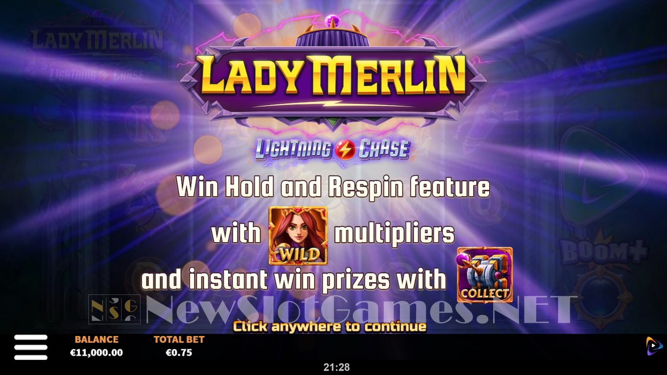 Lady Merlin Slot Demo Image