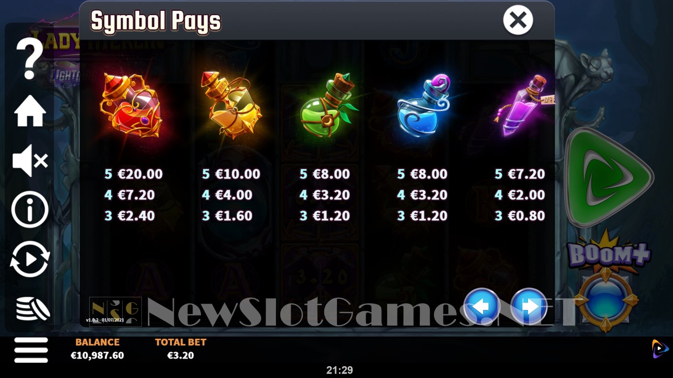 Lady Merlin Slot Slot Image in Demo - pic. 7