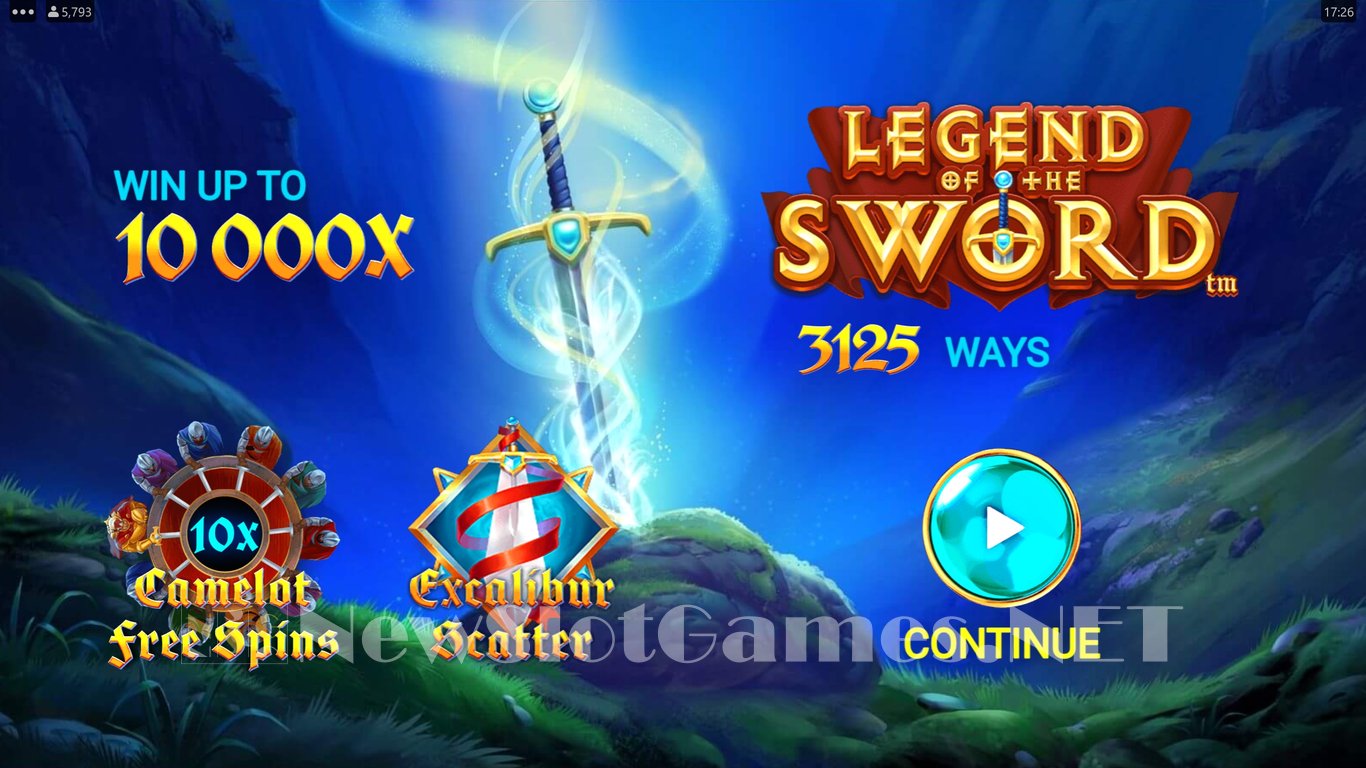 Legend of the Sword Slot Demo Image