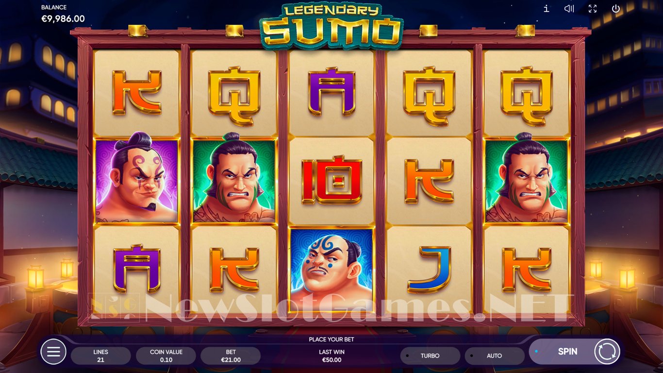 Legendary Sumo Slot Demo Image