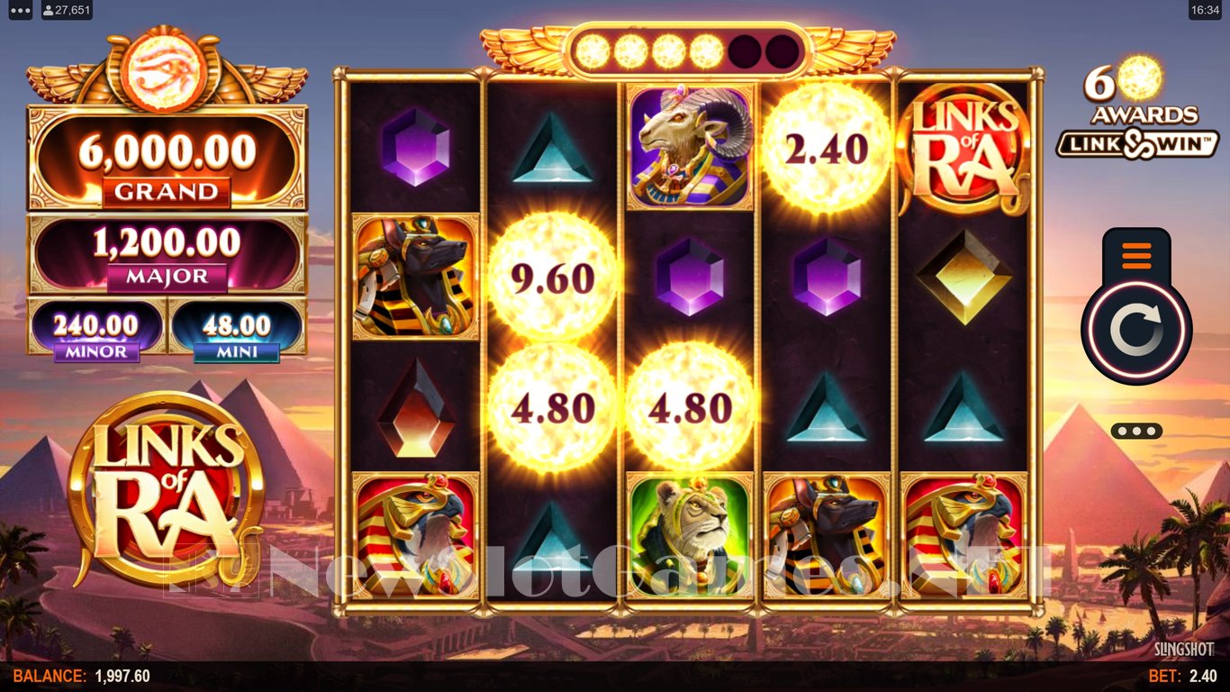Links of Ra Slot Slot Image in Demo - pic. 2