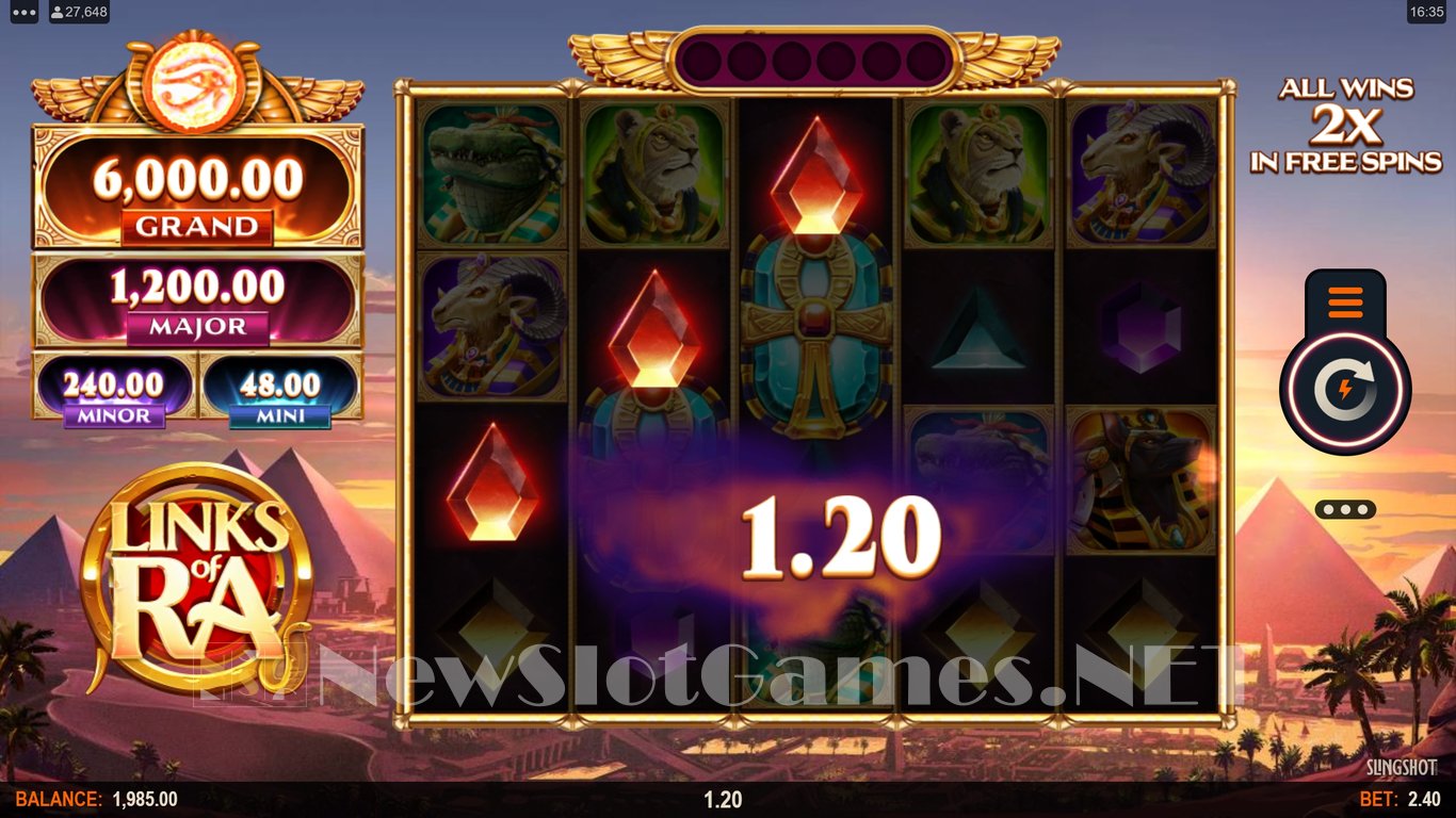 Links of Ra Slot Slot Image in Demo - pic. 6