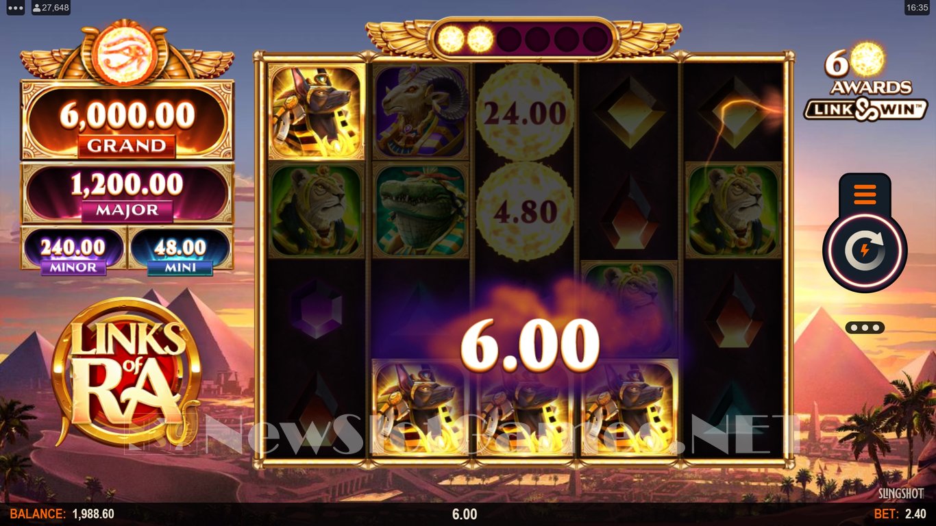 Links of Ra Slot Slot Image in Demo - pic. 8