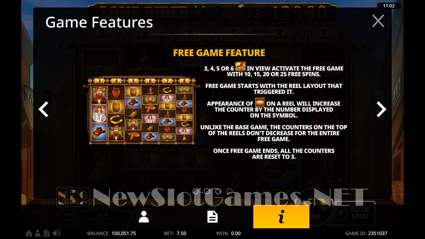 Lone Rider XtraWays™ Slot Slot Image in Demo - pic. 8