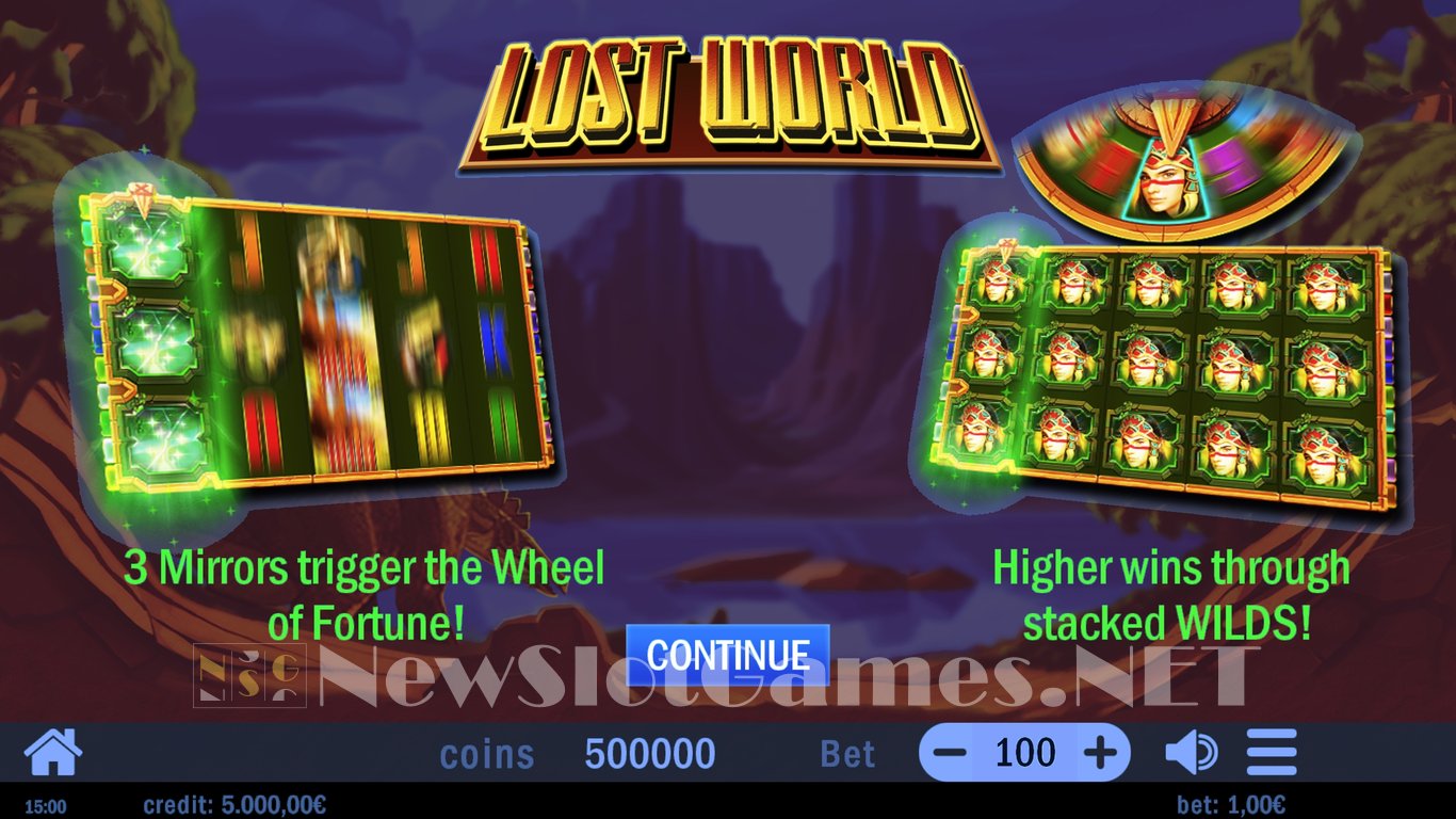 Lost World Slot Demo Image