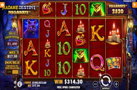 Madame Destiny Megaways Slot Logo