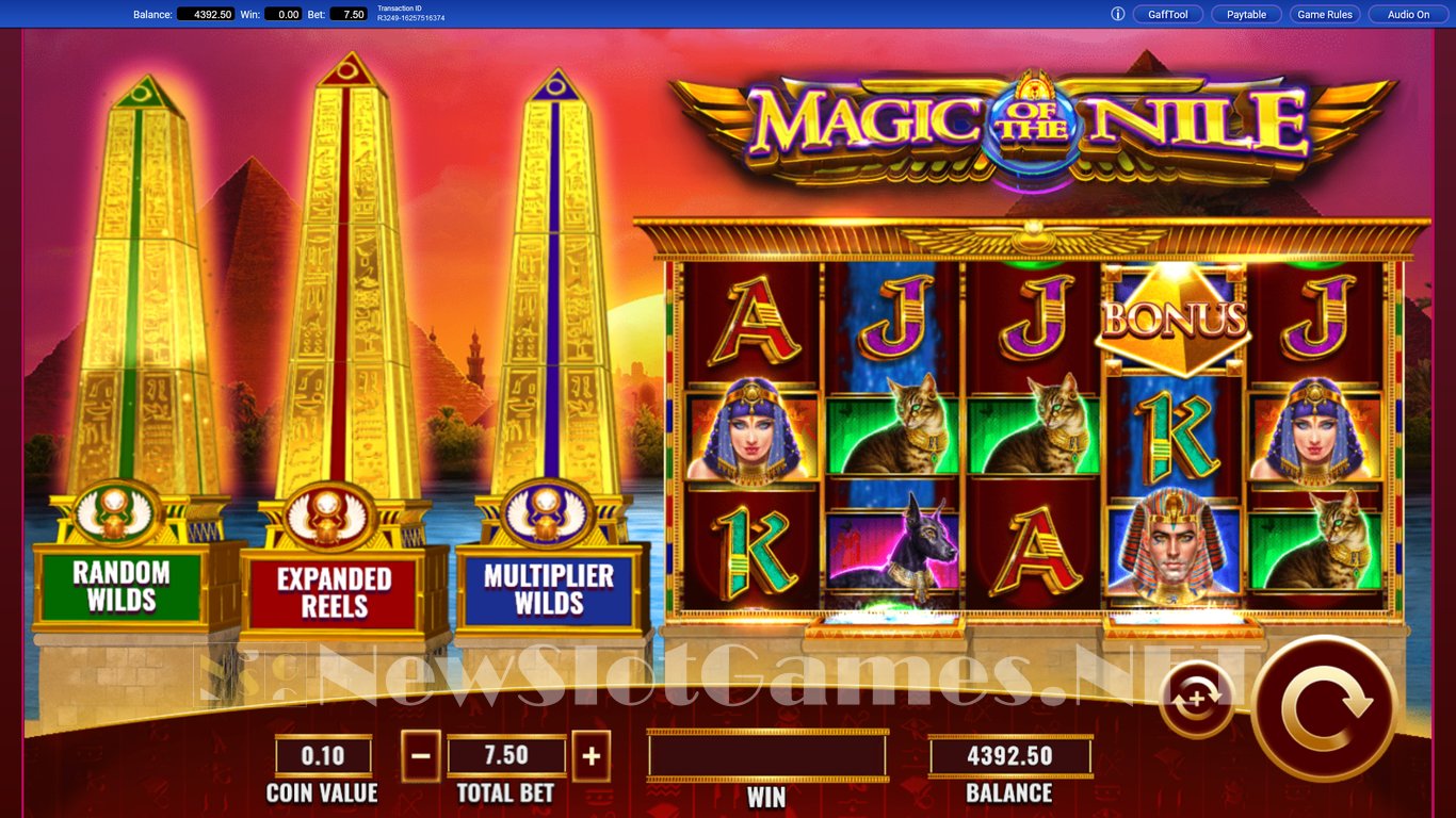 Magic of the Nile Slot Demo Image